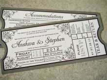 13 The Best Movie Ticket Wedding Invitation Template Now for Movie Ticket Wedding Invitation Template