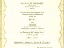 13 The Best Wedding Invitation Format Kerala for Ms Word for Wedding Invitation Format Kerala