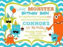 14 Adding Monster Birthday Invitation Template Formating for Monster Birthday Invitation Template