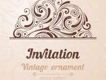 14 Blank Retro Invitation Template Vector Free Download With Stunning Design with Retro Invitation Template Vector Free Download
