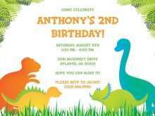 14 Creating Dinosaur Birthday Invitation Template Formating with Dinosaur Birthday Invitation Template