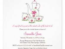 14 Creative Afternoon Tea Party Invitation Template For Free by Afternoon Tea Party Invitation Template
