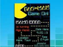 14 Customize Our Free Pac Man Birthday Invitation Template PSD File for Pac Man Birthday Invitation Template