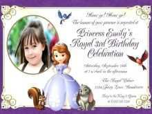 14 Customize Princess Sofia Birthday Invitation Template Download for Princess Sofia Birthday Invitation Template