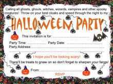 14 Format Party Invitation Template Halloween for Ms Word with Party Invitation Template Halloween