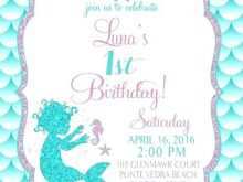 14 Free Little Mermaid Birthday Invitation Template Free With Stunning Design with Little Mermaid Birthday Invitation Template Free