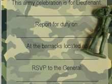 14 Free Printable Army Birthday Invitation Template Templates by Army Birthday Invitation Template