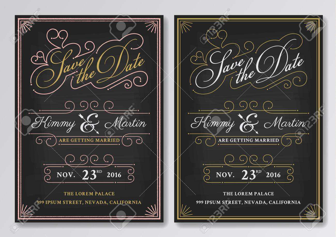 14 How To Create Chalkboard Wedding Invitation Template Free for Ms Word for Chalkboard Wedding Invitation Template Free