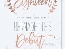 14 Online Example Of Invitation Card For Debut With Stunning Design for Example Of Invitation Card For Debut
