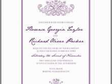 14 Printable Wedding Invitation Template With Entourage in Word for Wedding Invitation Template With Entourage