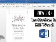 14 Report How To Make A Wedding Invitation Template On Microsoft Word Templates for How To Make A Wedding Invitation Template On Microsoft Word