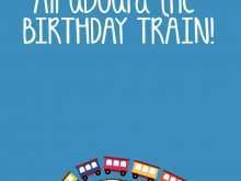 15 Adding Birthday Invitation Template Train Photo with Birthday Invitation Template Train