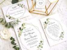 Greenery Wedding Invitation Template
