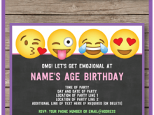 15 Best Emoji Birthday Party Invitation Template Free Layouts for Emoji Birthday Party Invitation Template Free