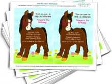 15 Create Horse Birthday Invitation Template PSD File by Horse Birthday Invitation Template