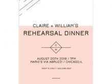 Dinner Invitation Template Psd