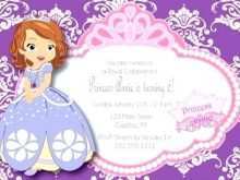 15 Creating Princess Sofia Birthday Invitation Template Maker with Princess Sofia Birthday Invitation Template