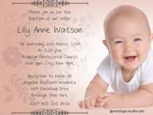 15 Customize Example Of Invitation Card For Christening in Word by Example Of Invitation Card For Christening
