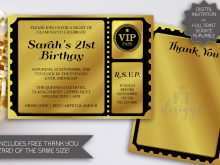 15 Customize Golden Ticket Birthday Invitation Template in Photoshop by Golden Ticket Birthday Invitation Template