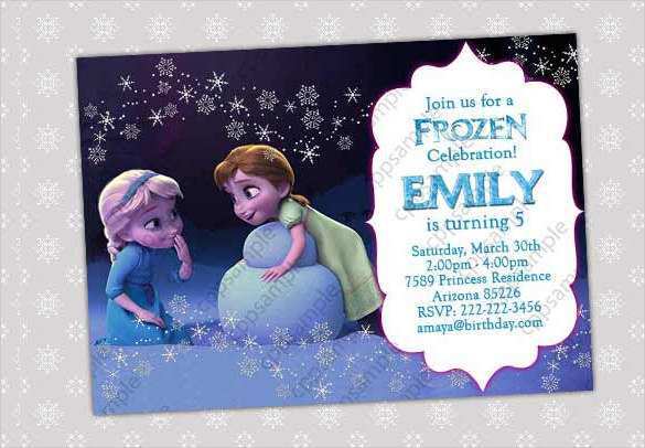 15 How To Create Birthday Invitation Templates Elsa for Ms Word for Birthday Invitation Templates Elsa