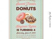 15 Online Donut Party Invitation Template Free Now with Donut Party Invitation Template Free