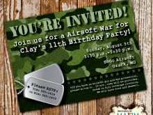 15 Standard Camouflage Party Invitation Template Maker for Camouflage Party Invitation Template