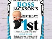 15 Visiting Boss Baby Birthday Invitation Template For Free by Boss Baby Birthday Invitation Template