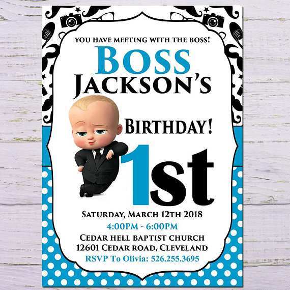 15 Visiting Boss Baby Birthday Invitation Template For Free By Boss Baby Birthday Invitation Template Cards Design Templates