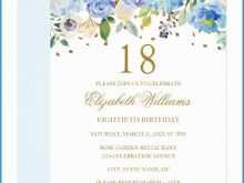 Elegant Birthday Invitation Free Template