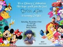 16 Blank Birthday Invitation Template Disney PSD File by Birthday Invitation Template Disney