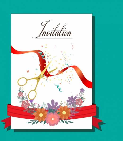 16 Blank Invitation Card Ribbon Format PSD File for Invitation Card Ribbon Format