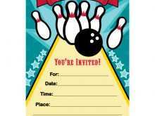 16 Customize Party Invite Template Bowling PSD File by Party Invite Template Bowling