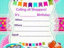 16 Format Shopkins Birthday Invitation Template Free Photo with Shopkins Birthday Invitation Template Free