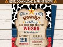 16 Free Western Party Invitation Template Download by Western Party Invitation Template