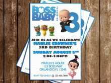 16 Online Boss Baby Birthday Invitation Template Layouts for Boss Baby Birthday Invitation Template