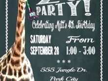 16 Printable Zoo Party Invitation Template With Stunning Design by Zoo Party Invitation Template
