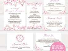16 The Best Wedding Invitation Template Cherry Blossom in Word with Wedding Invitation Template Cherry Blossom