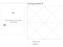 Blank Quarter Fold Invitation Template