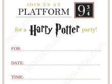 17 Blank Free Harry Potter Birthday Invitation Template Photo for Free Harry Potter Birthday Invitation Template