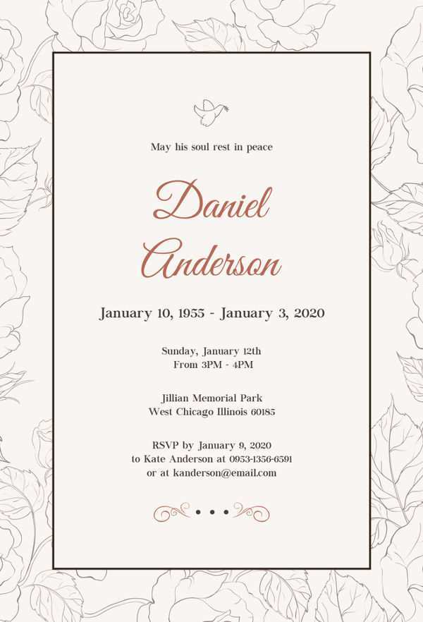 17 Blank The Example Of Invitation Card Layouts for The Example Of ...