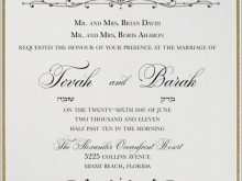 17 Creating Jewish Wedding Invitation Template in Word by Jewish Wedding Invitation Template