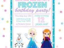 17 Creative Frozen Invitation Blank Template With Stunning Design by Frozen Invitation Blank Template
