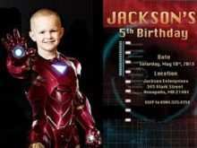17 Customize Our Free Iron Man Birthday Invitation Template Now with Iron Man Birthday Invitation Template