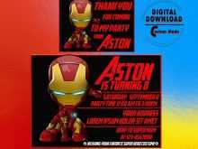 17 Customize Our Free Iron Man Birthday Invitation Template for Ms Word for Iron Man Birthday Invitation Template