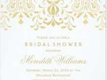 17 Free Printable Gold Wedding Invitation Template With Stunning Design for Gold Wedding Invitation Template