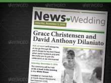 17 Free Printable Newspaper Wedding Invitation Template Formating for Newspaper Wedding Invitation Template