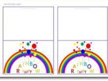 17 Free Rainbow Birthday Invitation Template PSD File by Rainbow Birthday Invitation Template