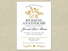 17 How To Create Golden Wedding Invitation Template Formating for Golden Wedding Invitation Template