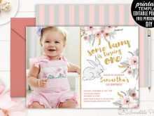 17 Printable Bunny Birthday Invitation Template Free Download for Bunny Birthday Invitation Template Free
