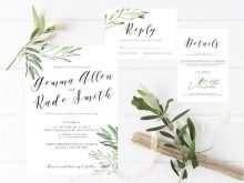 17 Standard Botanical Wedding Invitation Template Maker with Botanical Wedding Invitation Template